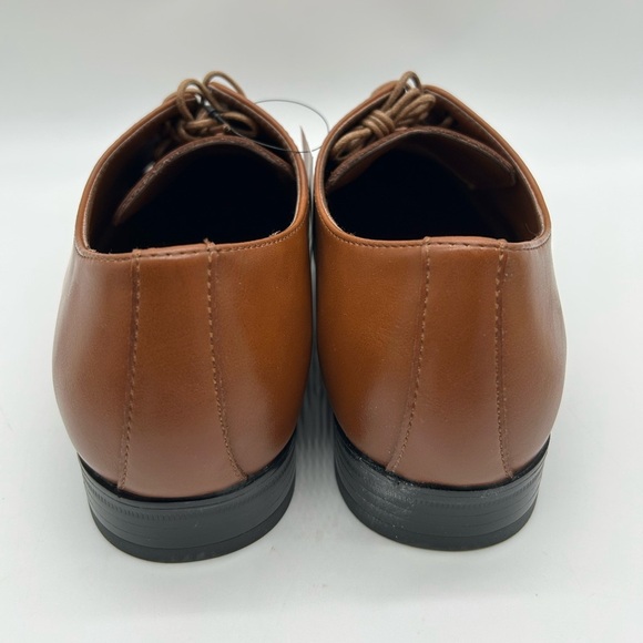 Perry Ellis Classic Brown Leather Oxford Dress Shoes Size 8.5 New With Box main image 12